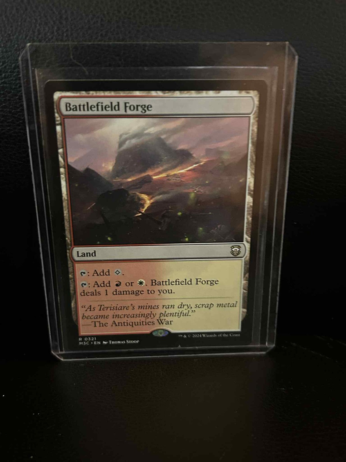 Battlefield Forge Commander: Dominaria United Magic: the Gathering Lightly Playe