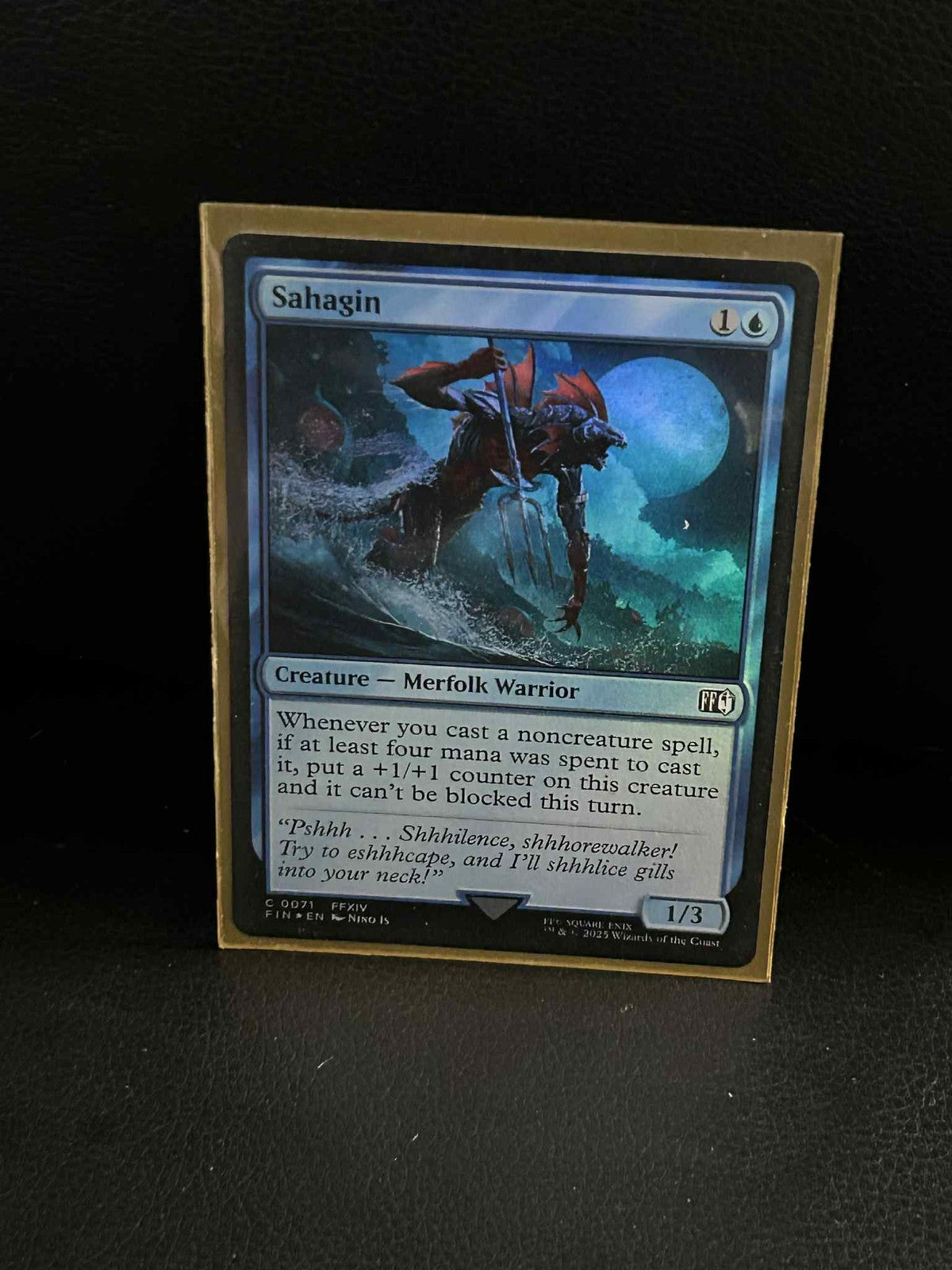 Sahagin - Foil Final Fantasy Magic: The Gathering Lightly Played, English