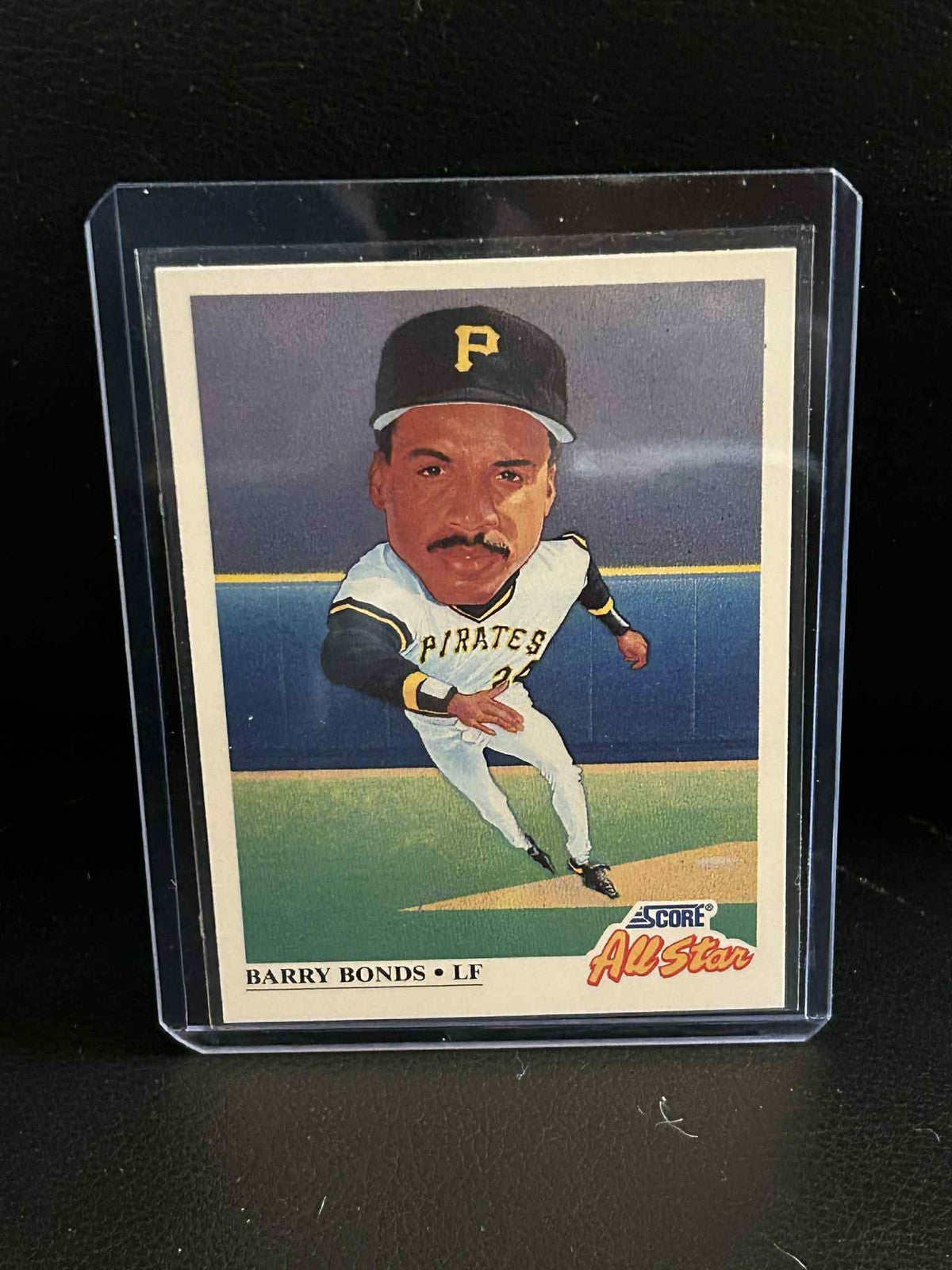 Barry Bonds #668 1991 Score Baseball Leicht bespielte Sammelkarte