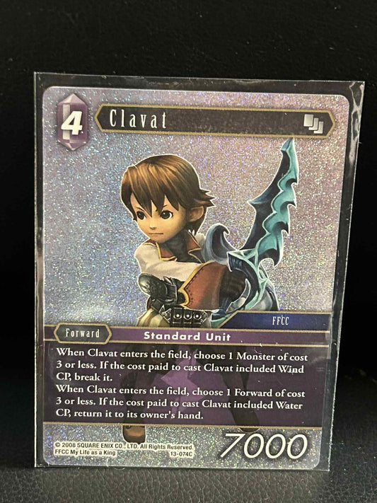 Clavat - 13-074C - Foil Opus XIII: Crystal Radiance Final Fantasy Lightly Played