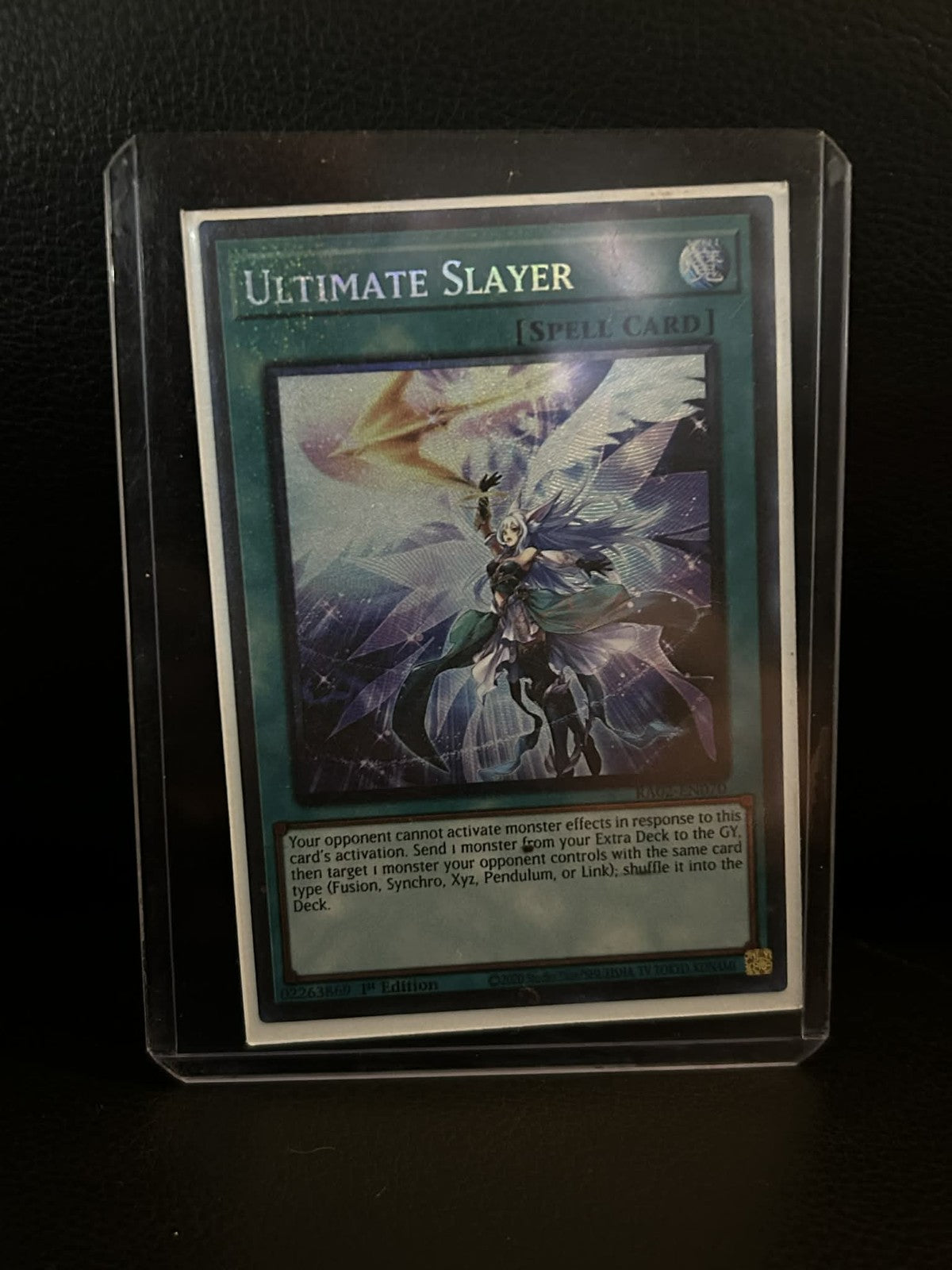 Ultimate Slayer - RA02-EN070 - Prismatic Collector's Rare - 1st Edition 25th Ann
