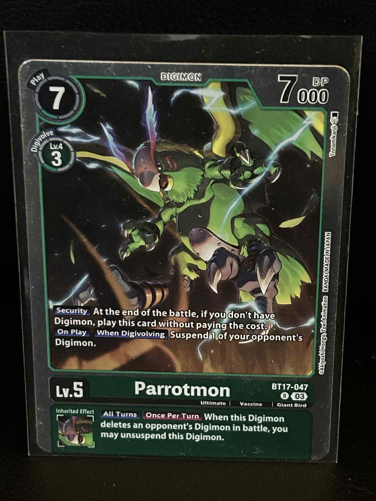 Parrotmon - BT17-047 - R - Foil Secret Crisis Digimon