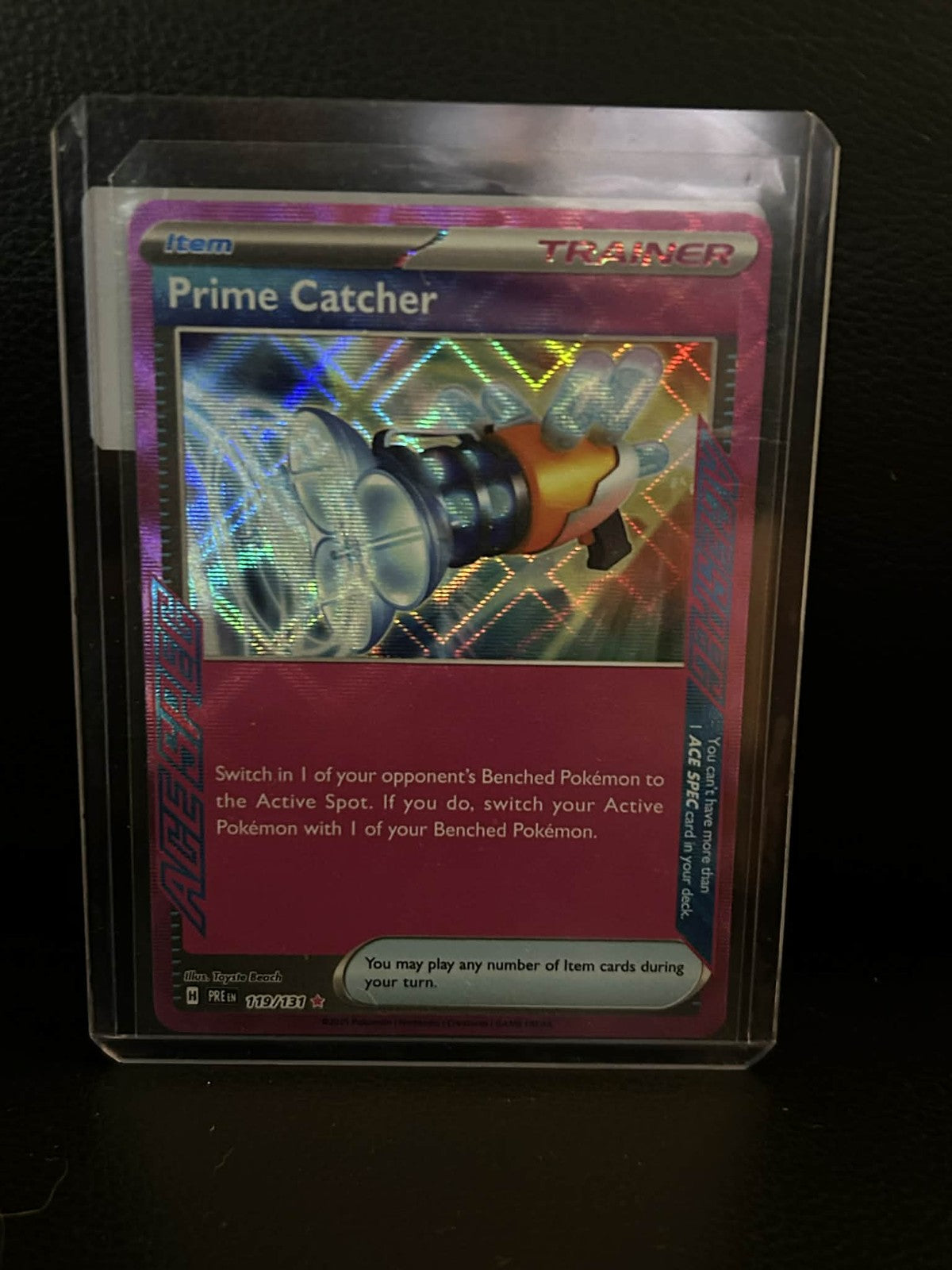 Prime Catcher - 119/131 - ACE SPEC Rare Scarlet & Violet: Prismatic Evolutions P