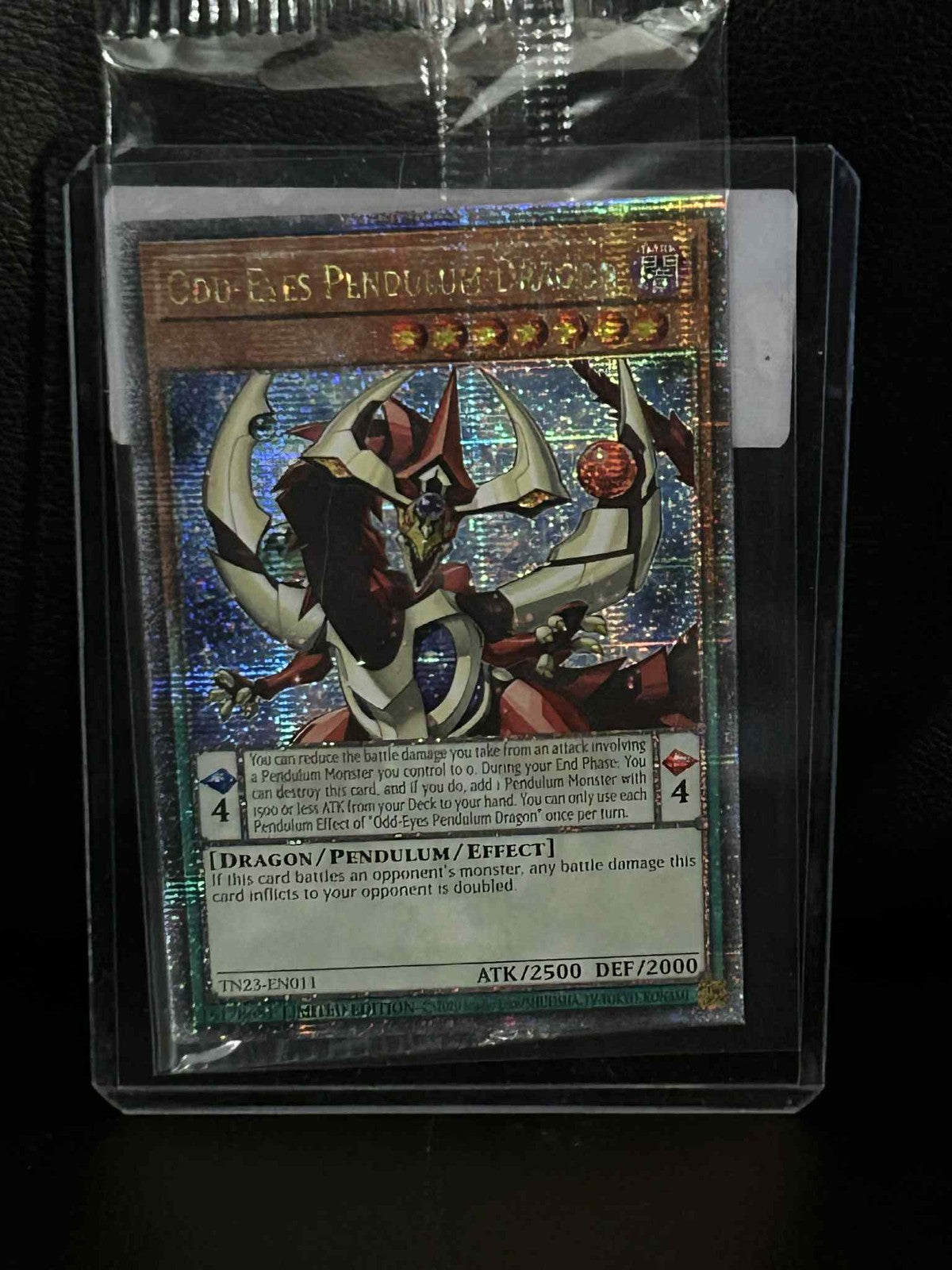 Odd-Eyes Pendulum Dragon - TN23-EN011 - Quarter Century Secret Rare - Limited Ed