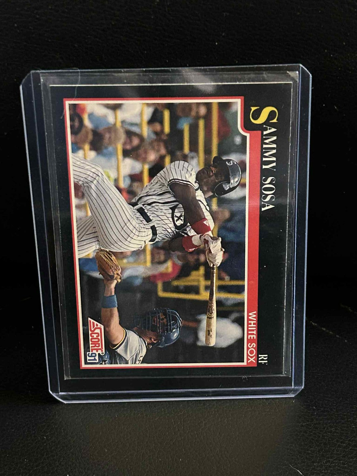 Sammy Sosa #256 1991 Score Baseball Moderately Played
