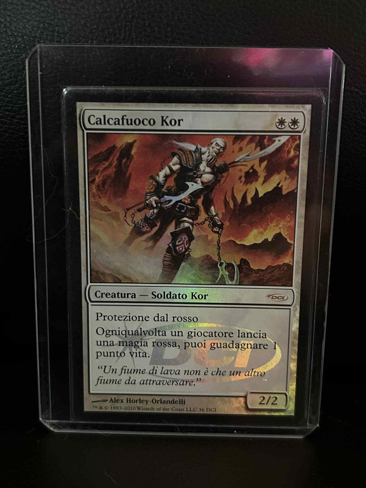 Kor Firewalker - WPN Foil Unique & Misc Promos Magic: the Gathering Lightly Play