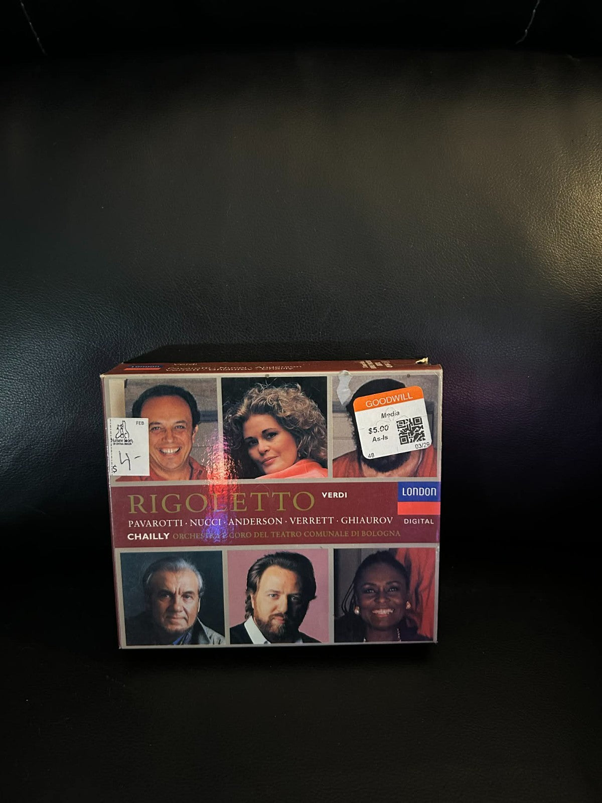 Rigoletto (Pavarotti/Nucci/Chailly) CD