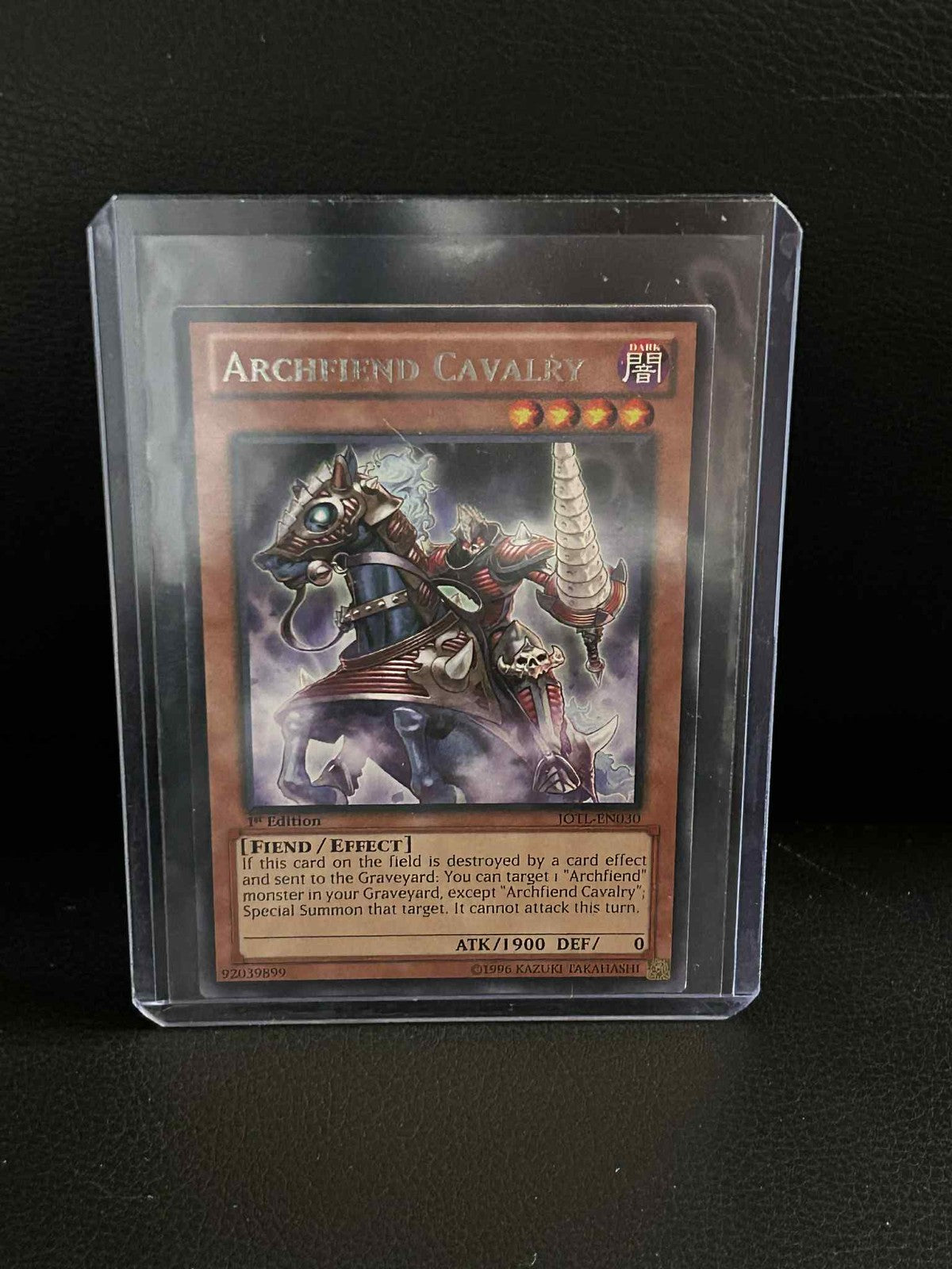 Archfiend Cavalry - JOTL-EN030 - Rare - 1st Edition Judgment of the Light Yu-Gi-