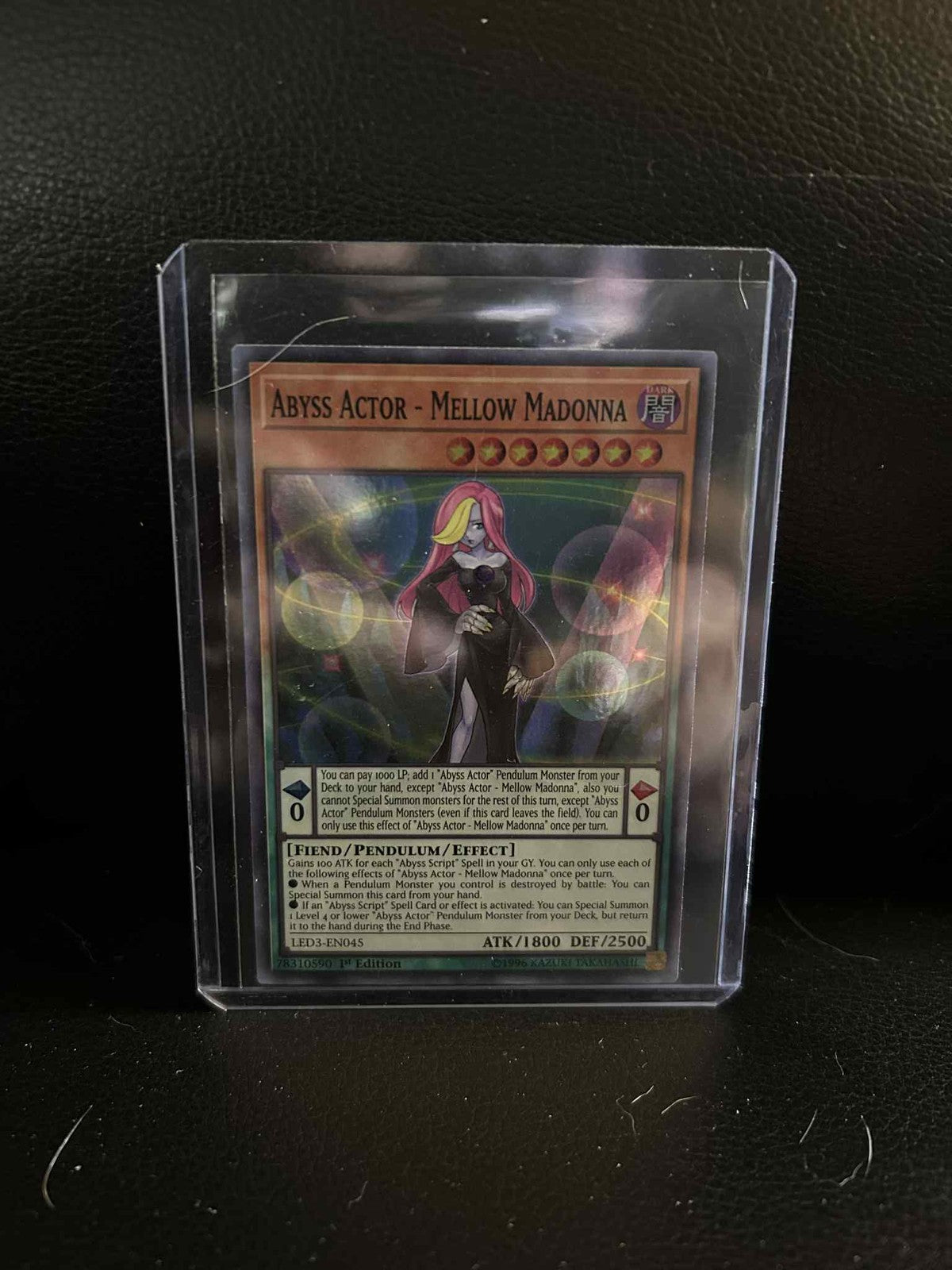 Abyss Actor - Mellow Madonna - LED3-EN045 - Super Rare - 1st Edition Legendary D