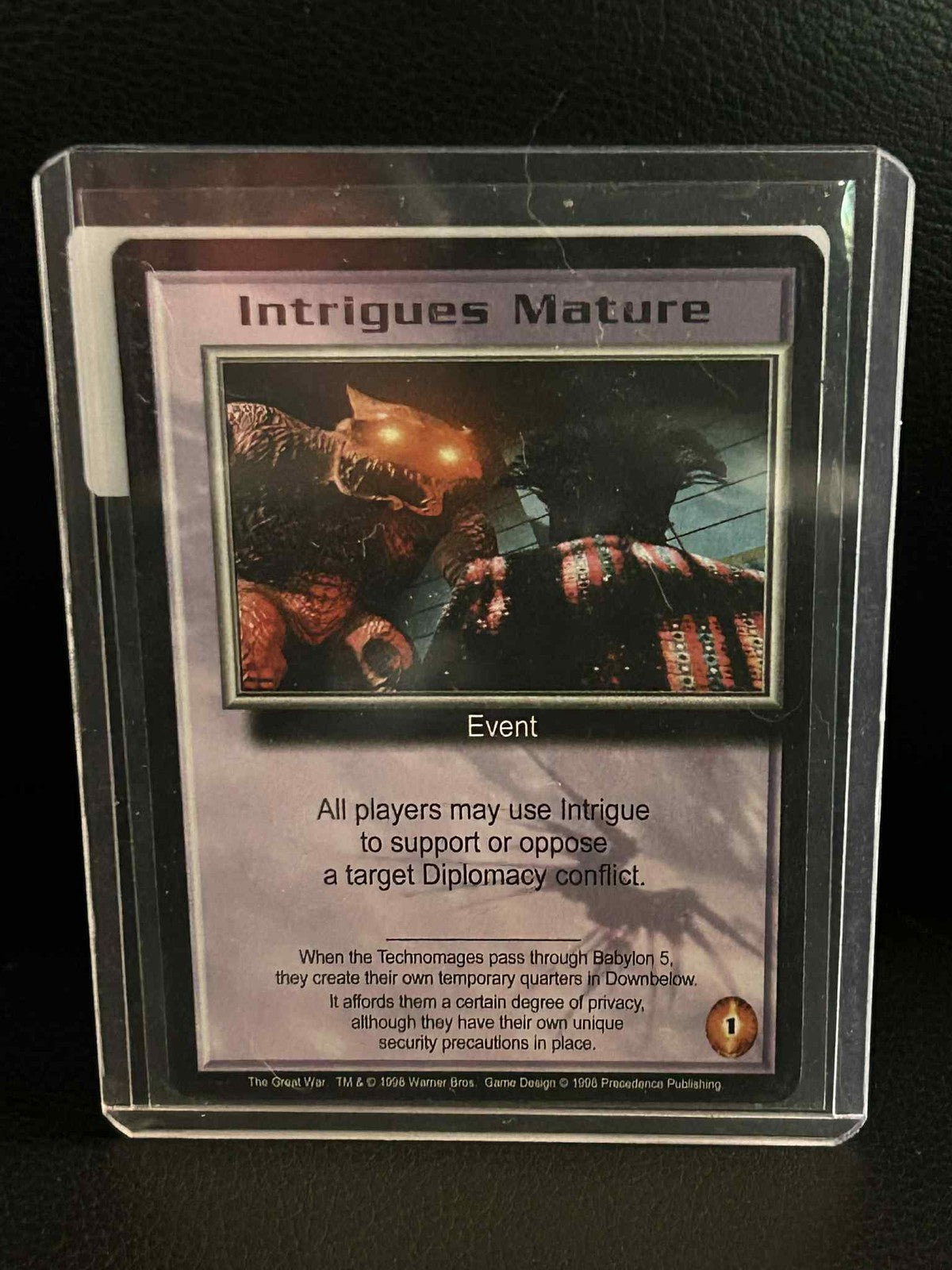 Intrigues Mature The Great War Babylon 5 Light Play