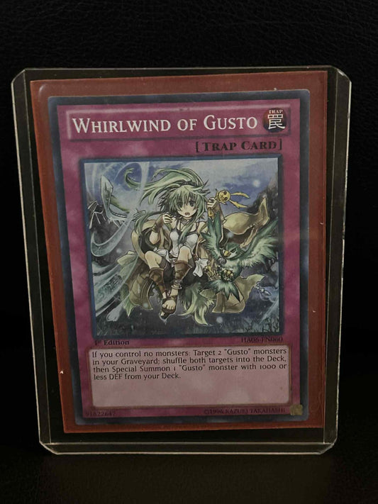 Whirlwind of Gusto - HA06-EN060 - Super Rare - 1st Edition Hidden Arsenal 6: Ome