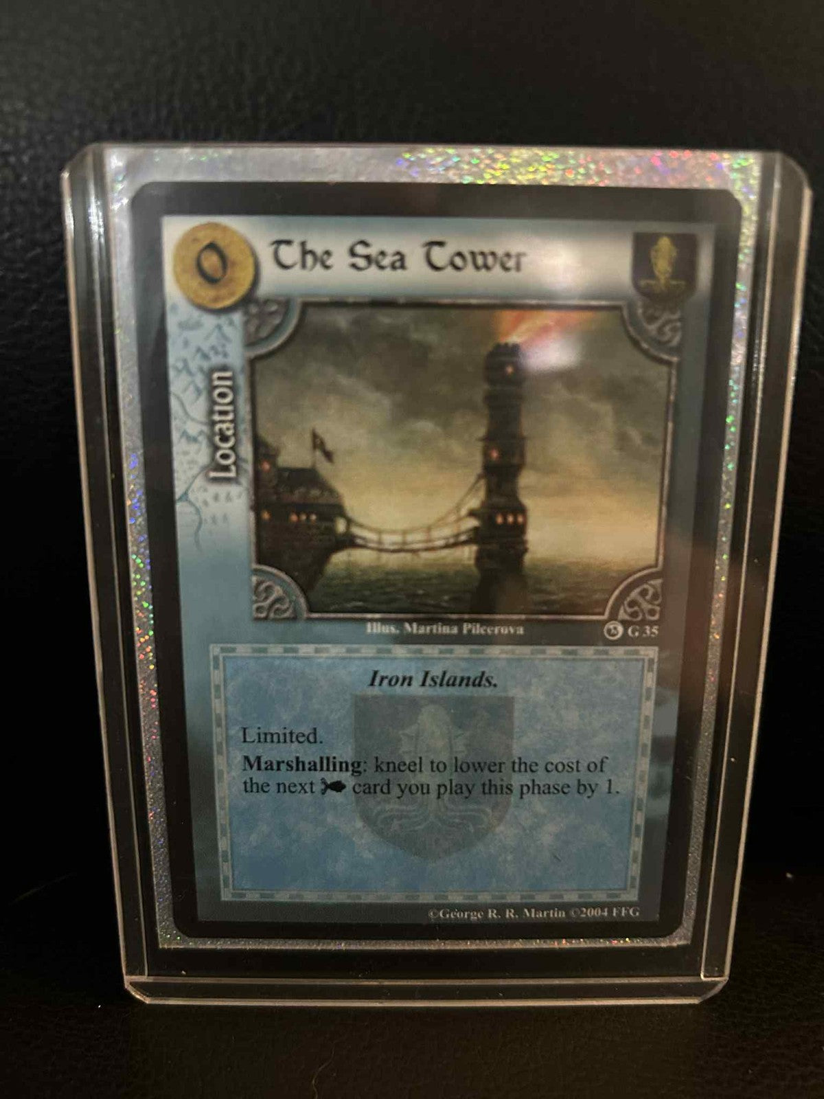 The Sea Tower #G35 Ice & Fire Premium Starter A Game of Thrones Lightly Played