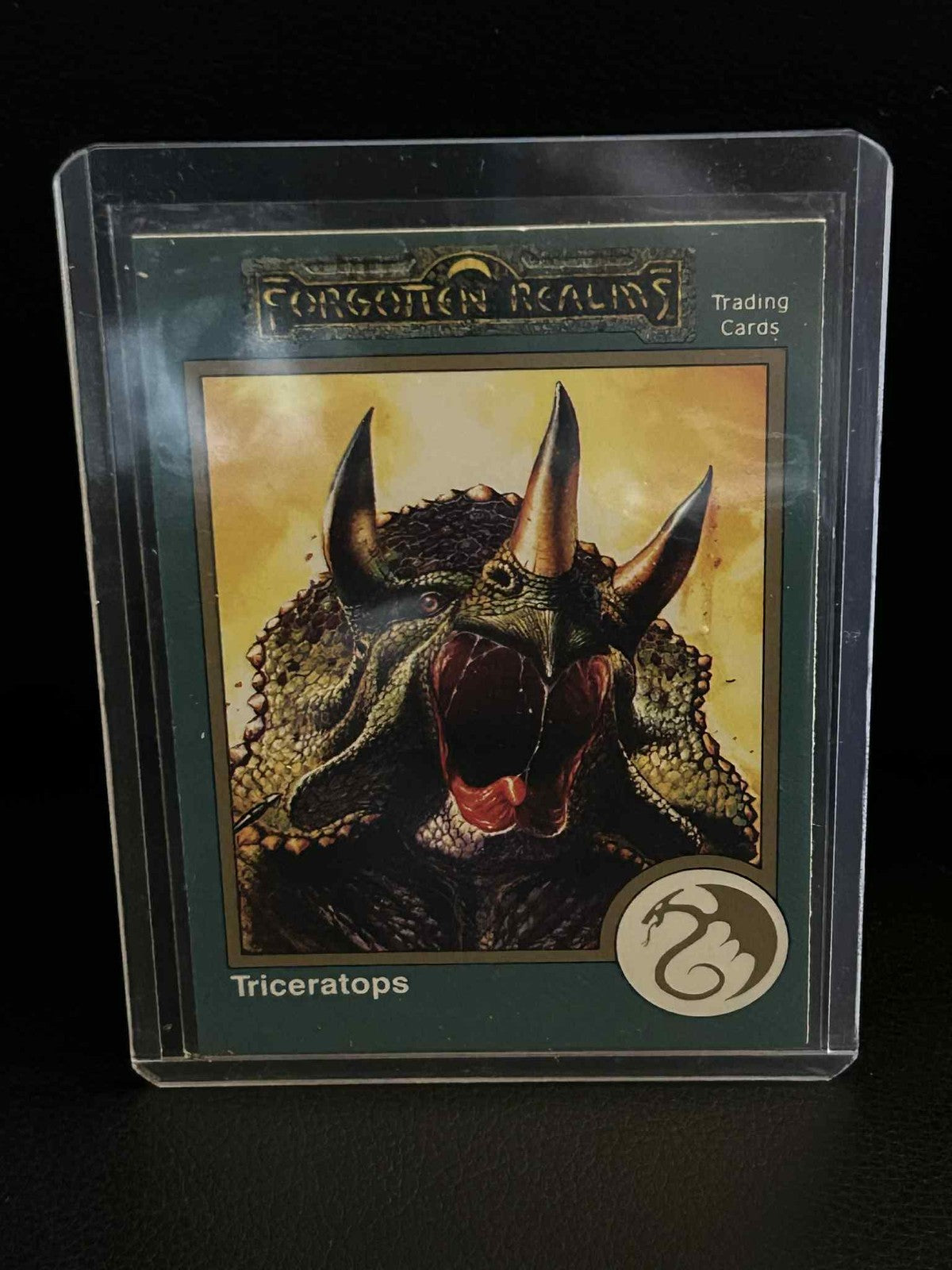 Triceratops #73/495 Forgotten Realms Dungeons & Dragons Lightly Played Trading Card