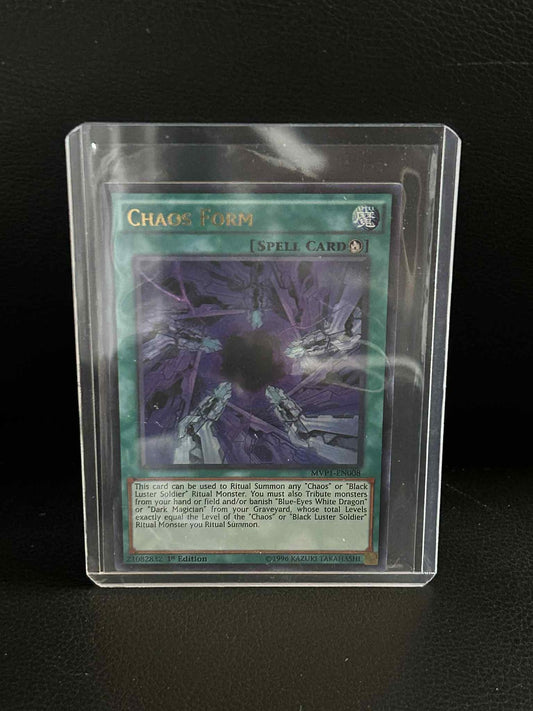 Chaos Form - MVP1-EN008 - Ultra Rare - 1st Edition The Dark Side of Dimensions M