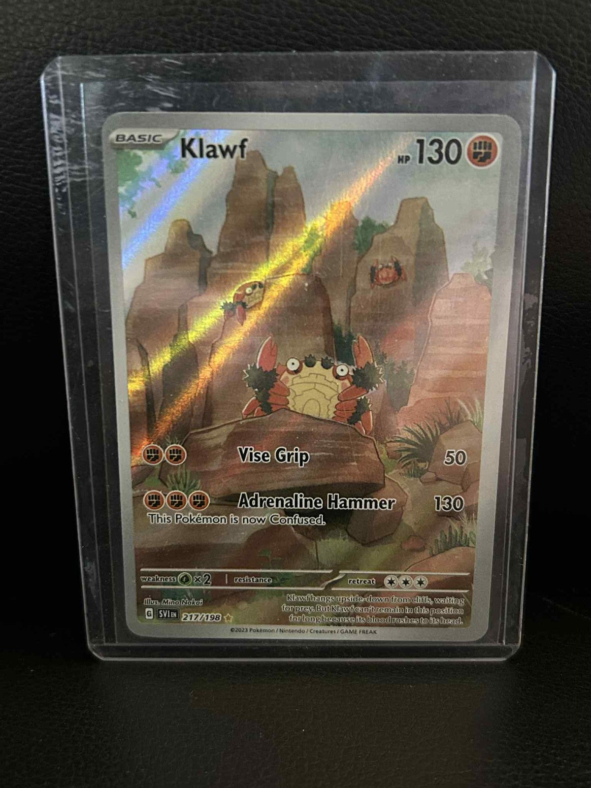 Klawf - 217/198 - Illustration Rare Scarlet & Violet - Base Set Pokemon