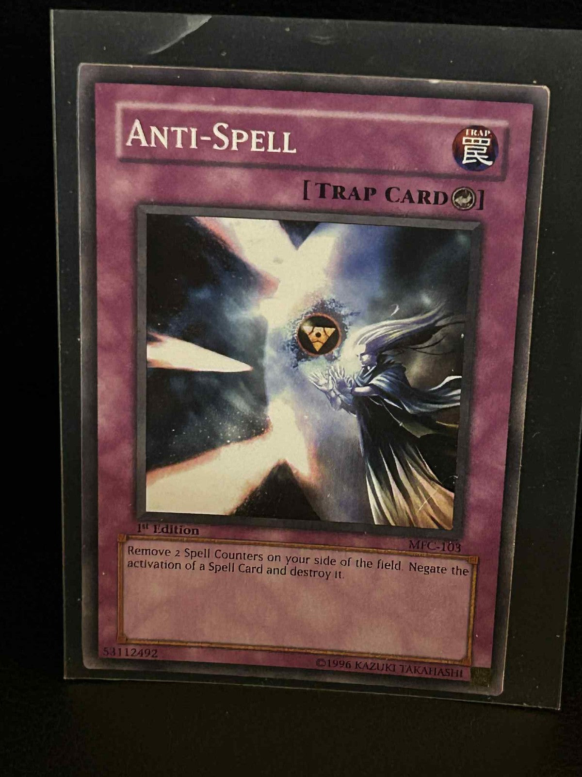 Anti-Spell - MFC-103 - Common - 1st Edition Magician's Force Yu-Gi-Oh! Moderatel