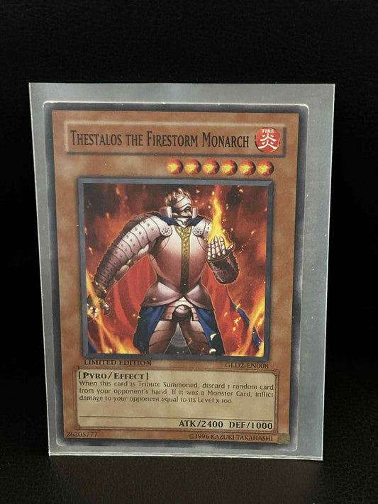 Thestalos the Firestorm Monarch - GLD2-EN008 - Common - Limited Edition Gold Ser