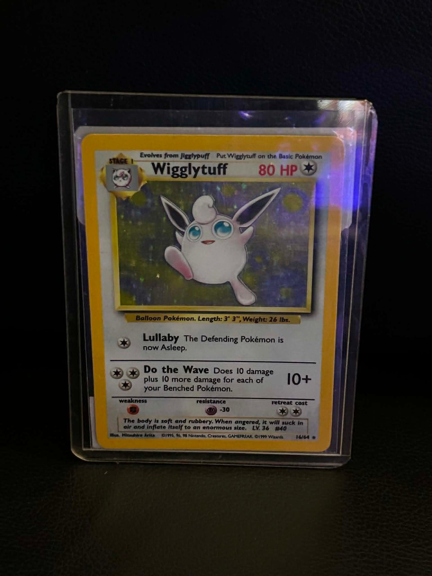 Wigglytuff 019/130 Base Set 2 Holo Rare Pokemon Holofoil Lightly Played English Trading Card