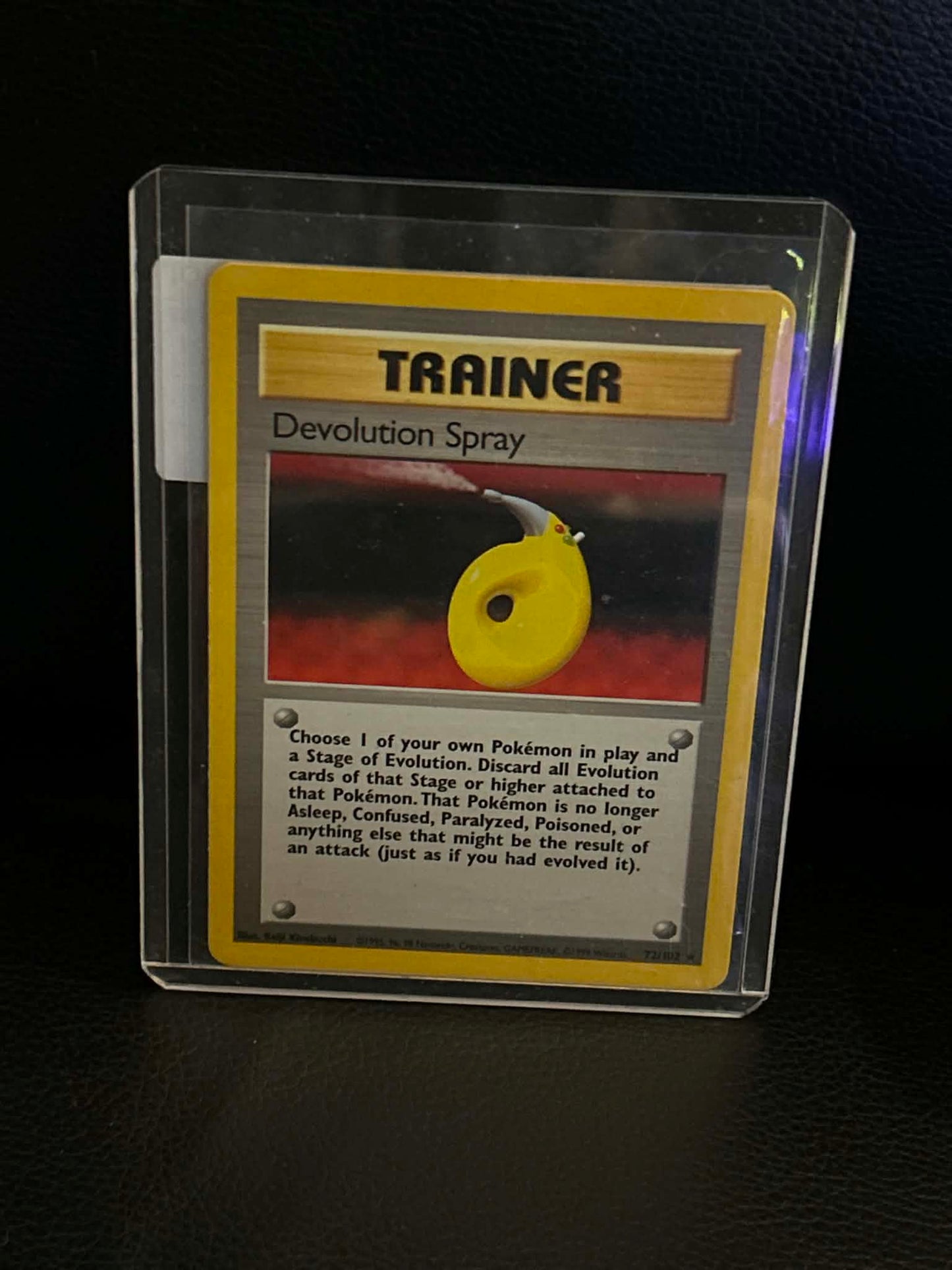Devolution Spray 072/102 Base Set Rare Pokemon Normal Lightly Played English Trading Card
