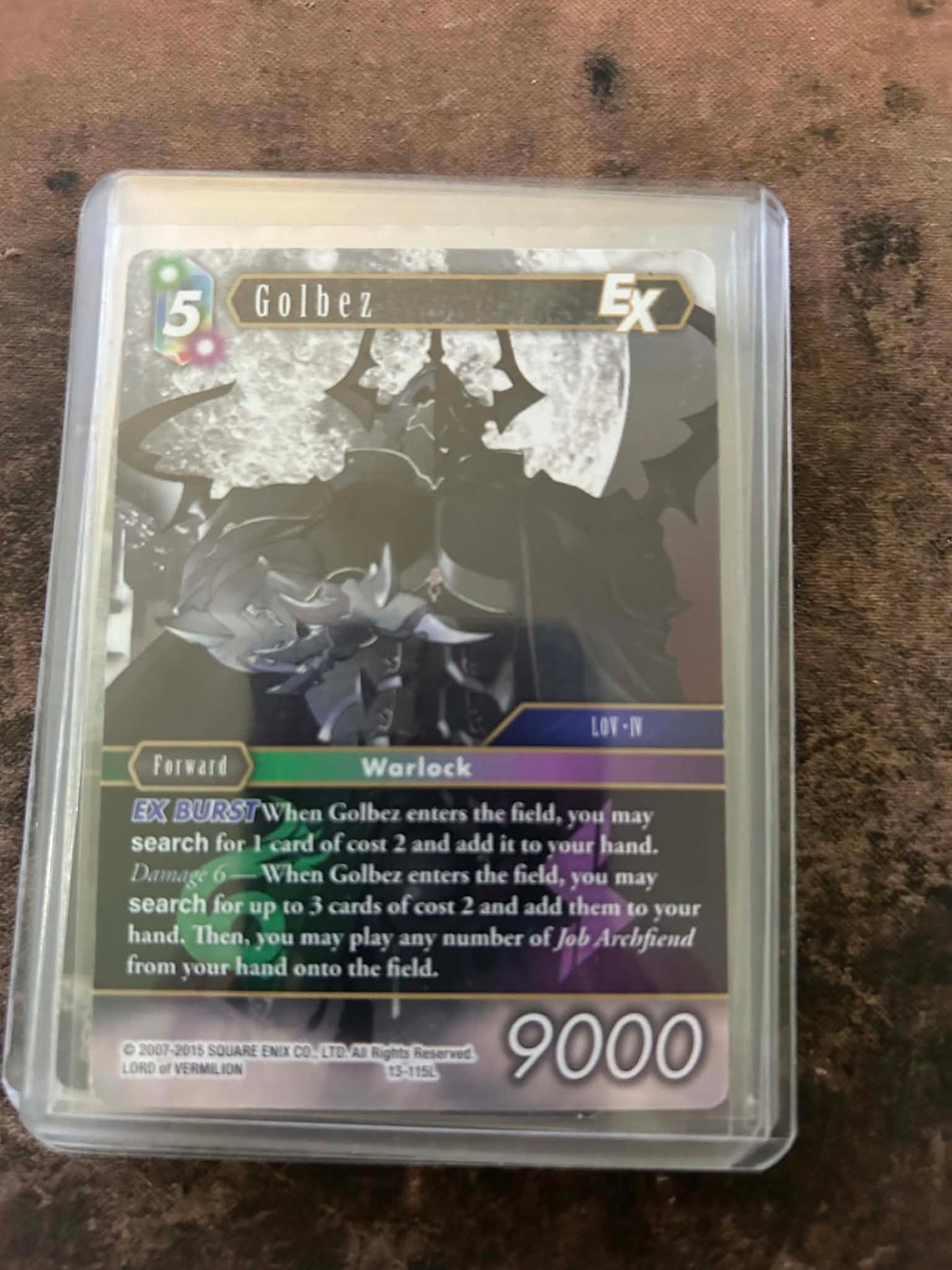 Golbez EX 13-115L Opus XIII: Crystal Radiance Legend Final Fantasy TCG Normal Lightly Played English Trading Card