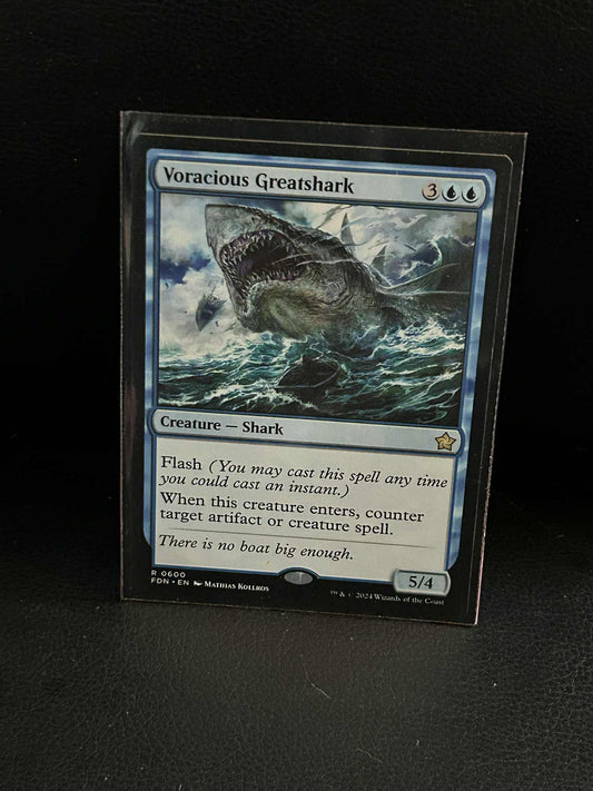 Voracious Greatshark Foundations Magic: the Gathering Lightly Played, English