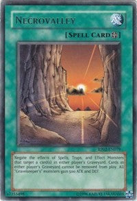 Necrovalley RP02-EN079 Retro Pack 2 Rare YuGiOh Unlimited Moderately Played English Trading Card