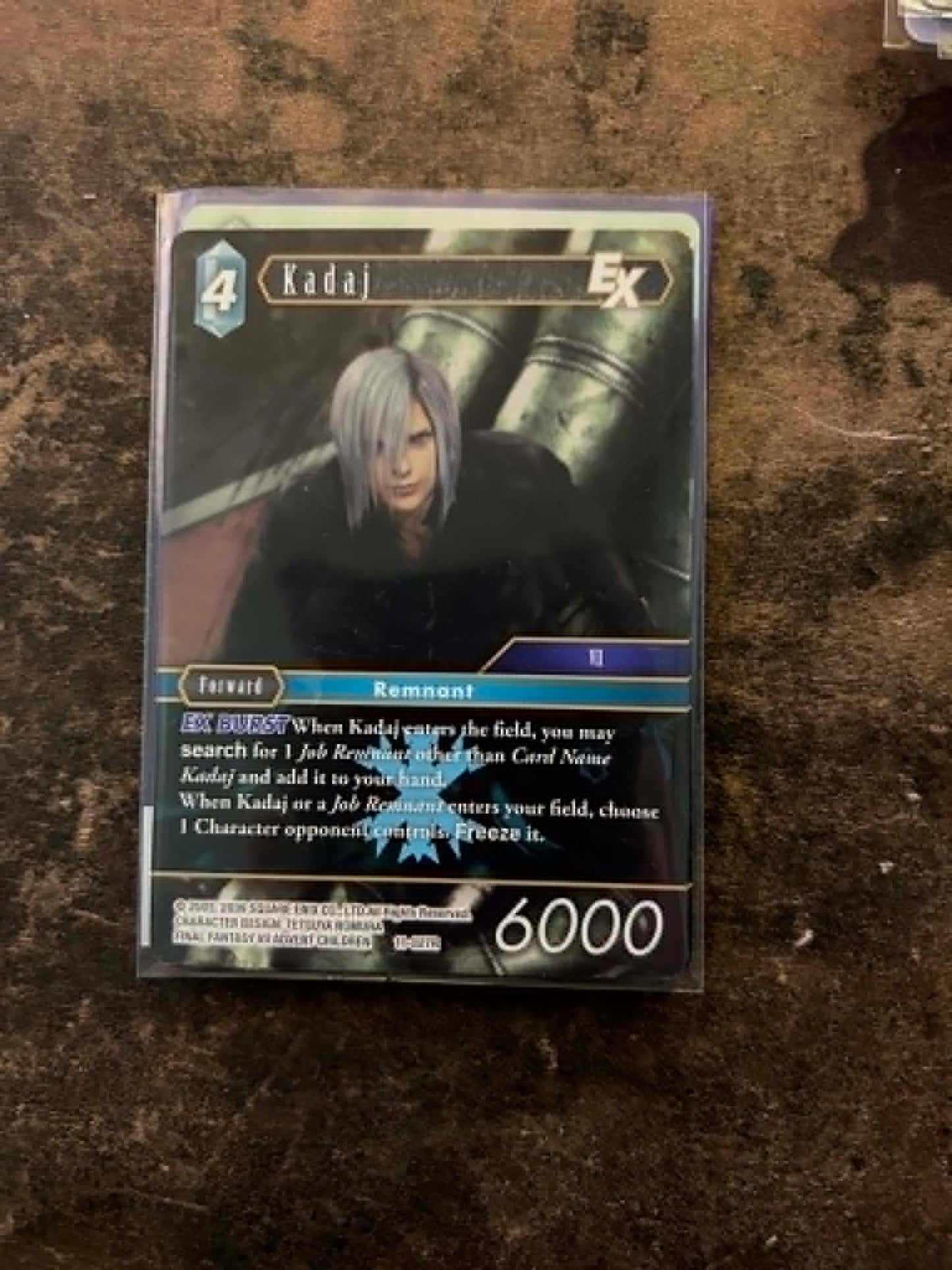 Kadaj EX - 11-027R 11-027R Opus XI Final Fantasy Leicht gespielt Normal Seltene Englische Sammelkarte