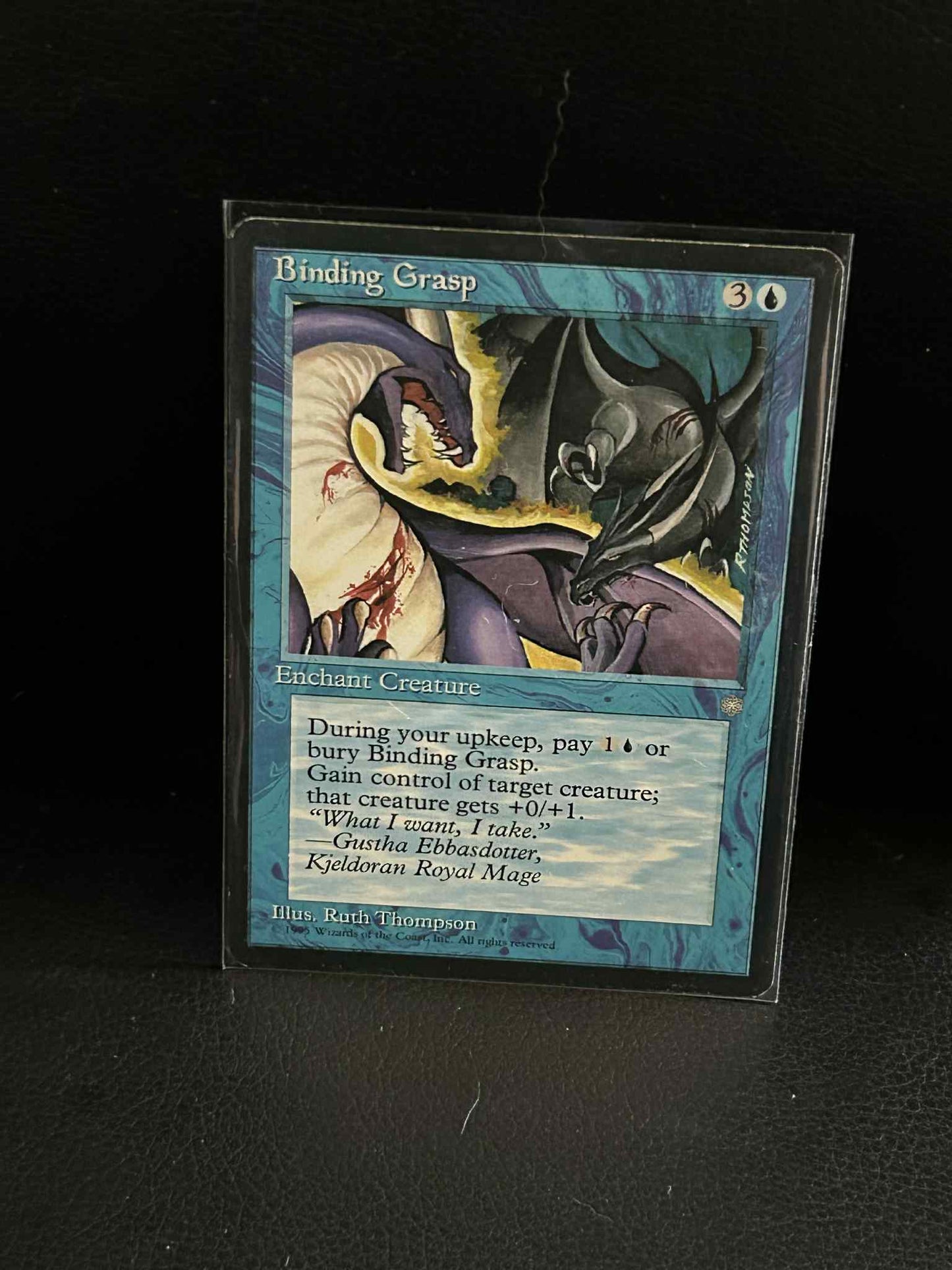 Binding Grasp Ice Age Magic: the Gathering Lightly Played, English