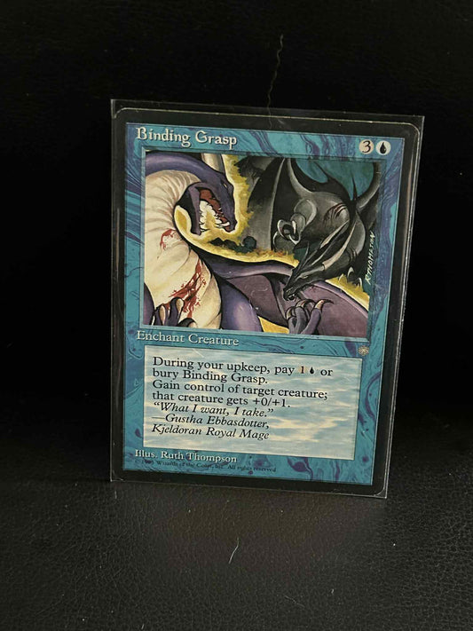 Binding Grasp Ice Age Magic: the Gathering Lightly Played, English