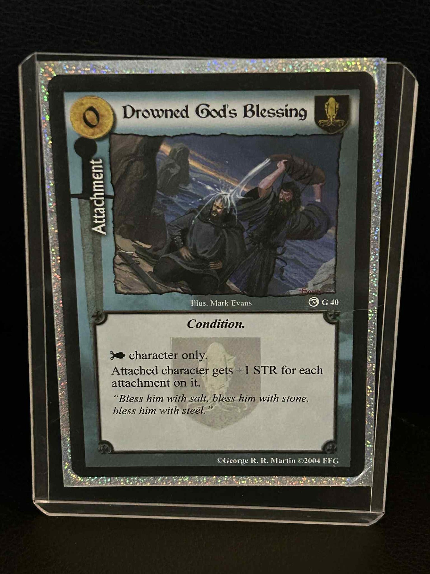Drowned God's Blessing #G40 Ice & Fire Premium Starter Game of Thrones