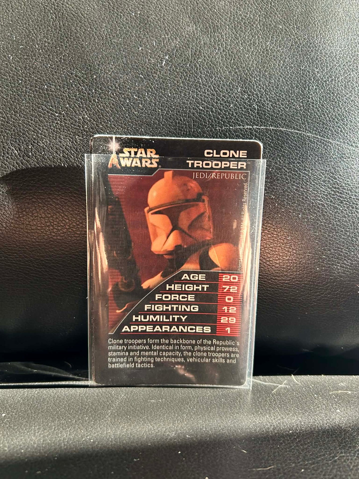 Clone Trooper Episodes 1-3 Star Wars Top Trumps Moderately Played