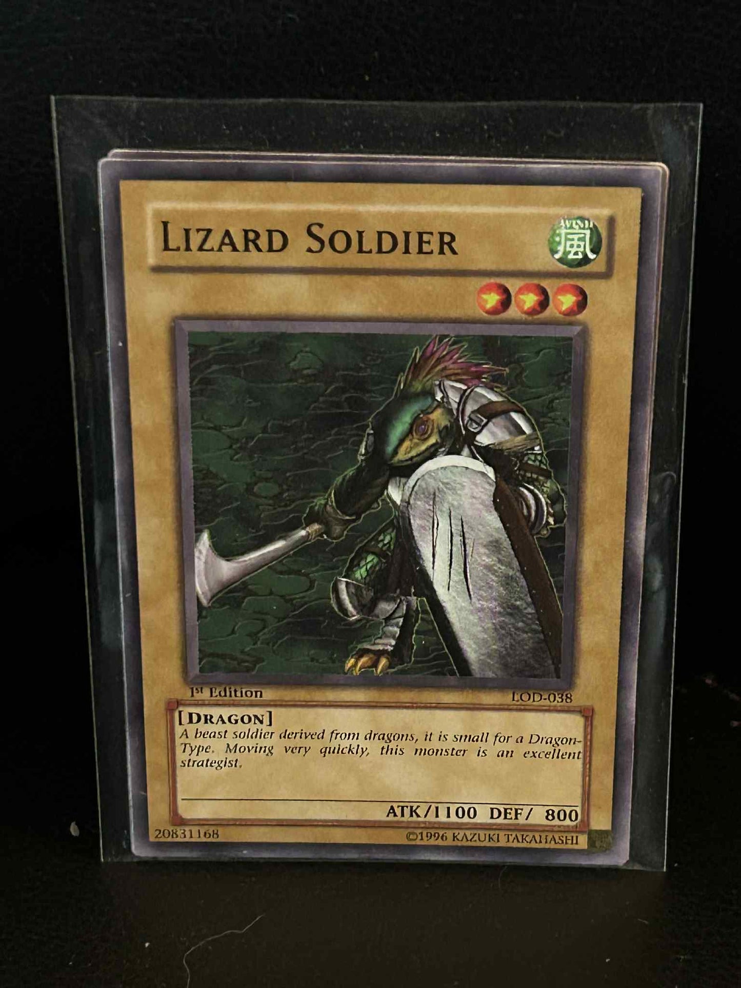 Lizard Soldier - LOD-038 - Common - 1st Edition Legacy of Darkness Yu-Gi-Oh!