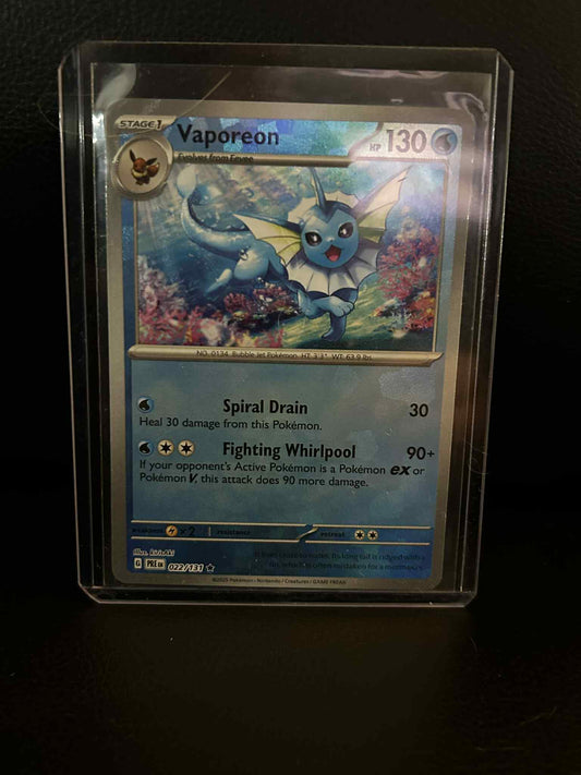 Vaporeon (Poke Ball Pattern) - 022/131 - Rare - Reverse Holo Scarlet & Violet: P