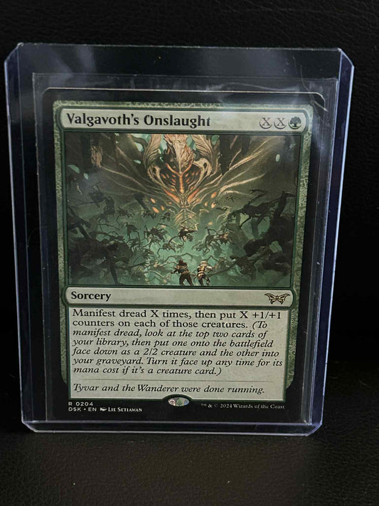 Valgavoth's Onslaught Duskmourn: House of Horror Magic: the Gathering Lightly Pl
