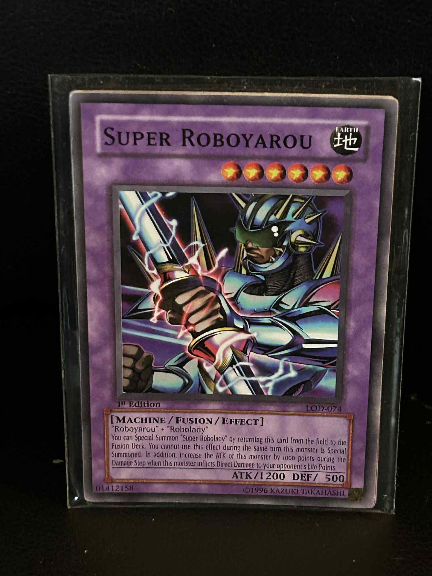 Super Roboyarou - LOD-074 - Common - 1st Edition Legacy of Darkness Yu-Gi-Oh!