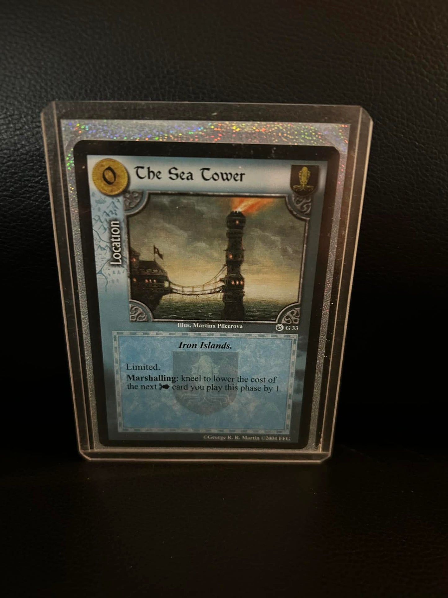 The Sea Tower #G33 Ice & Fire Premium Starter A Game of Thrones Lightly Played