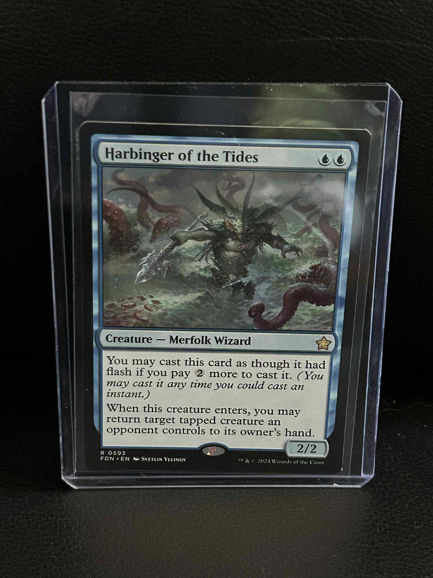 Harbinger of the Tides Foundations Magic: the Gathering Lightly Played, English