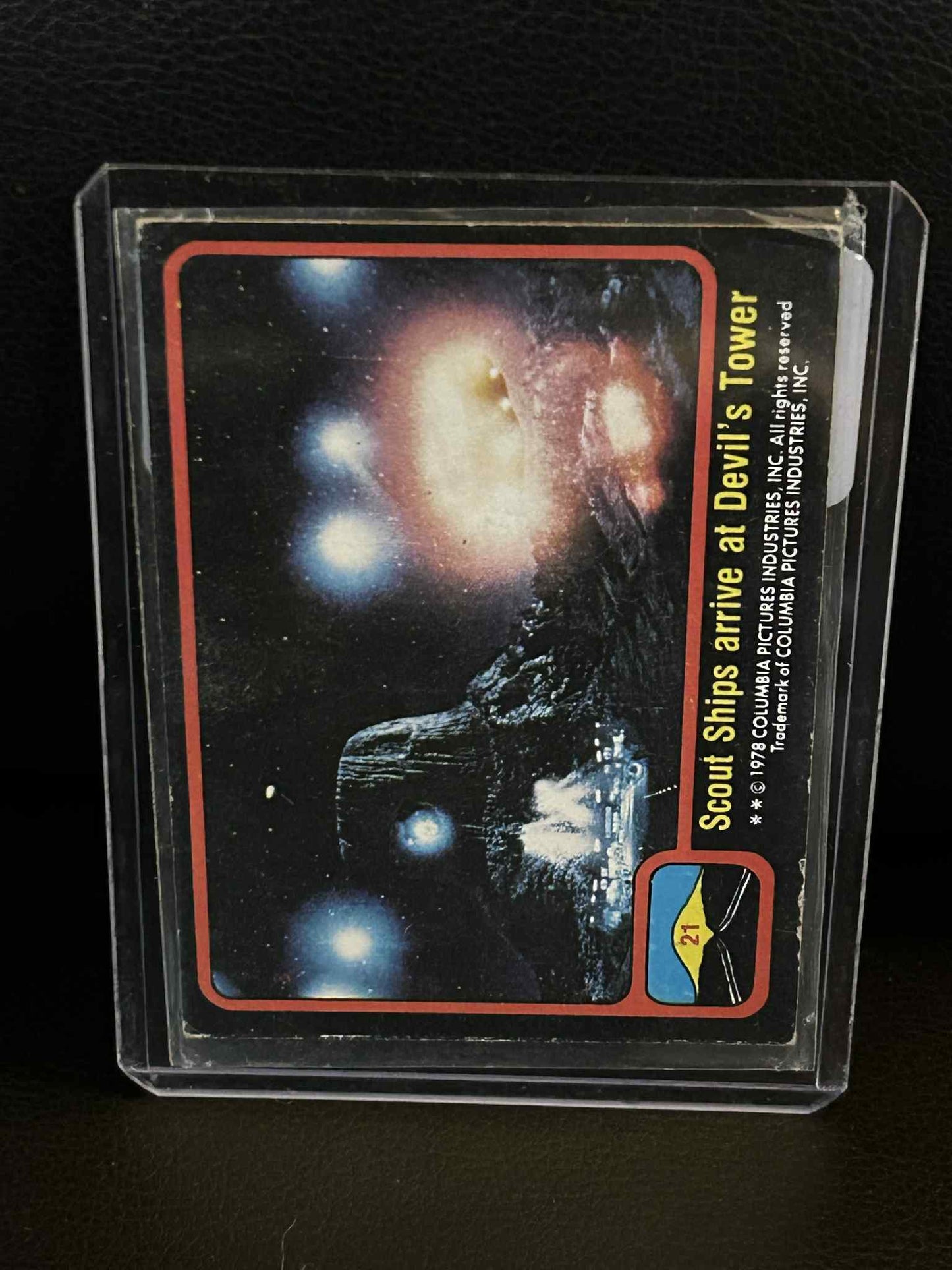 Scout Ships Arrive at Devil's Tower #21 1978 Topps Close Encounters of the Third