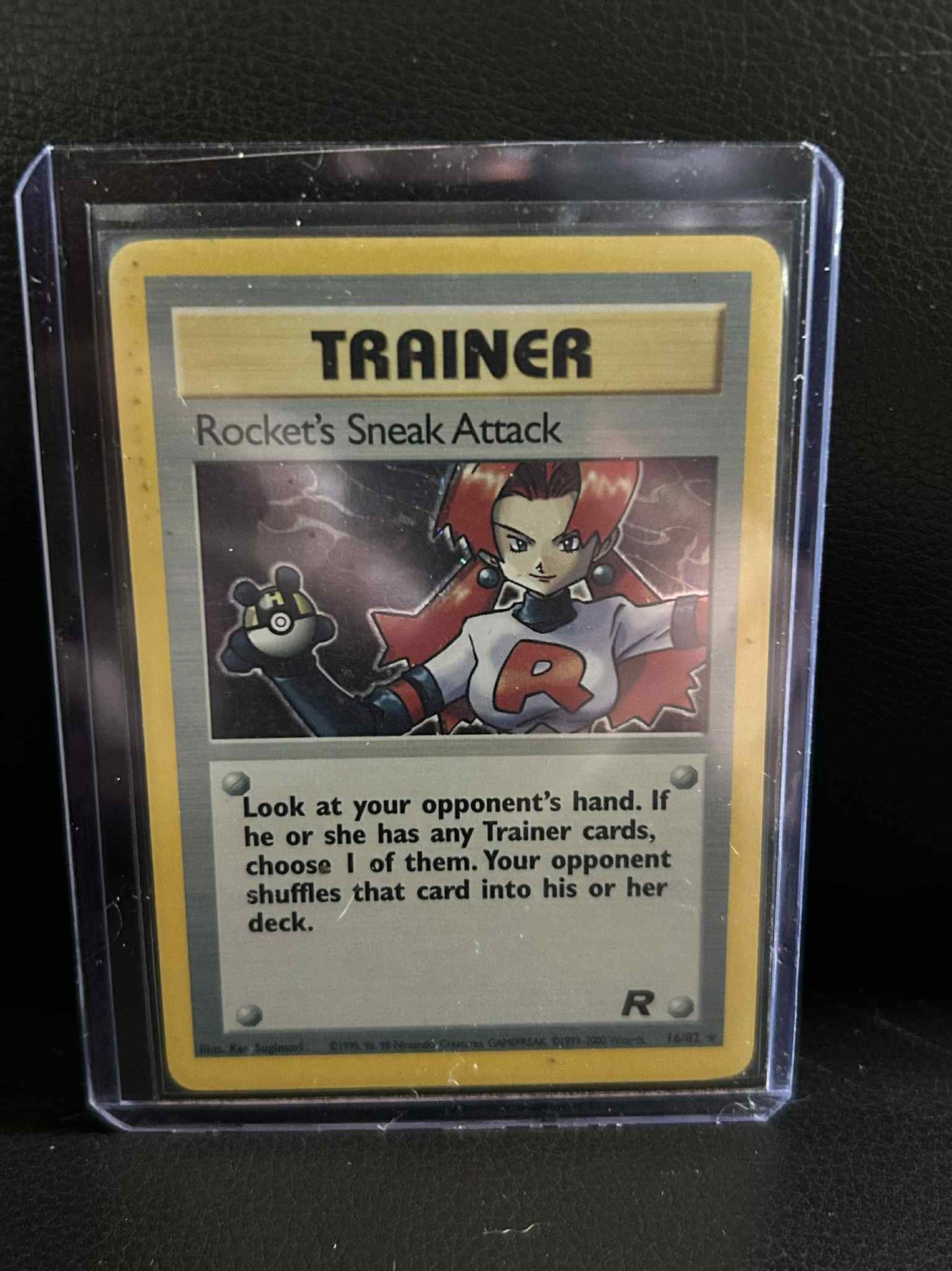 Rocket's Sneak Attack - 16/82 - Holo Rare - Unlimited Edition Team Rocket Pokemo