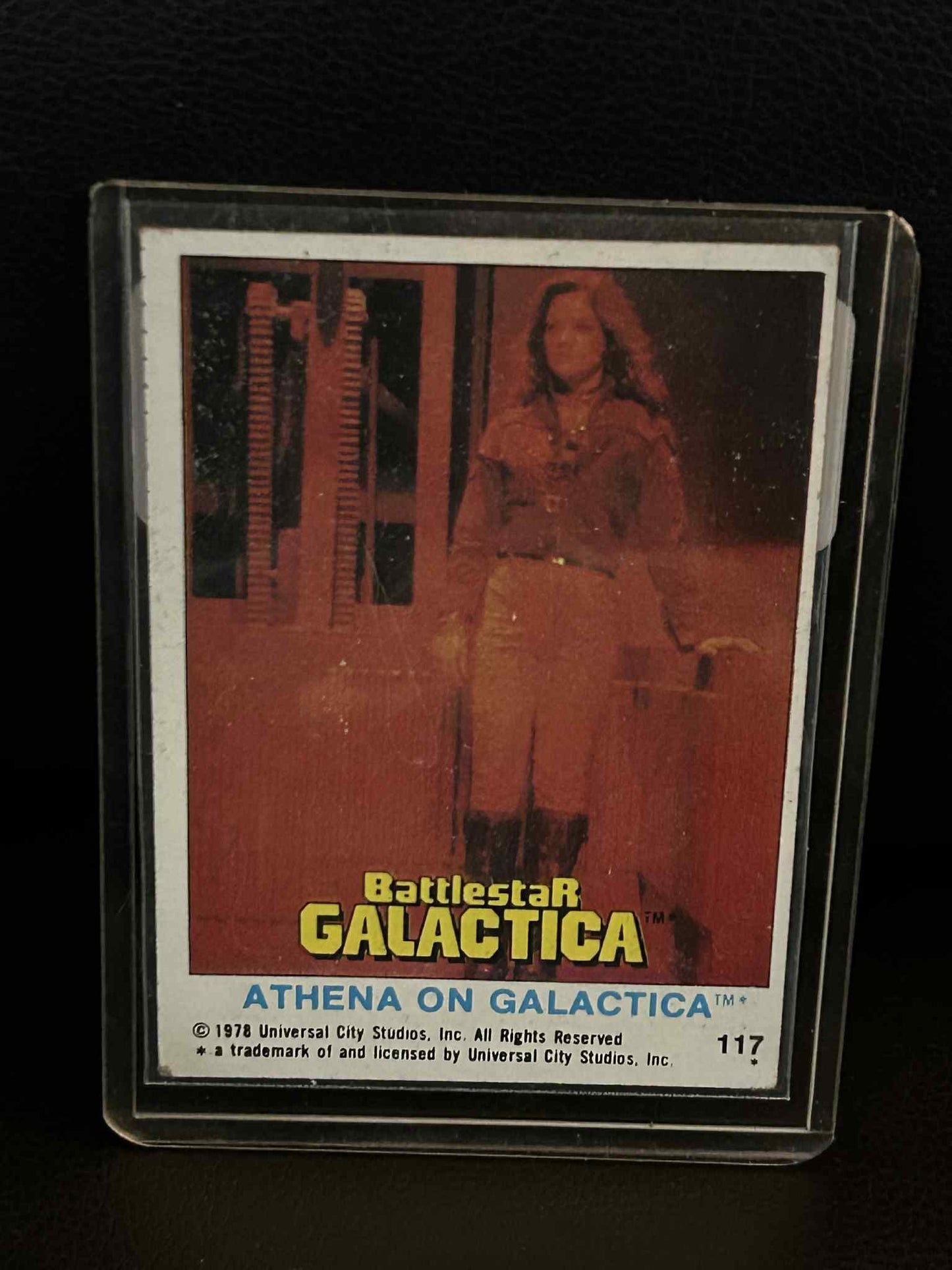 Athena on Galactica #117 1978 Topps Battlestar Galactica