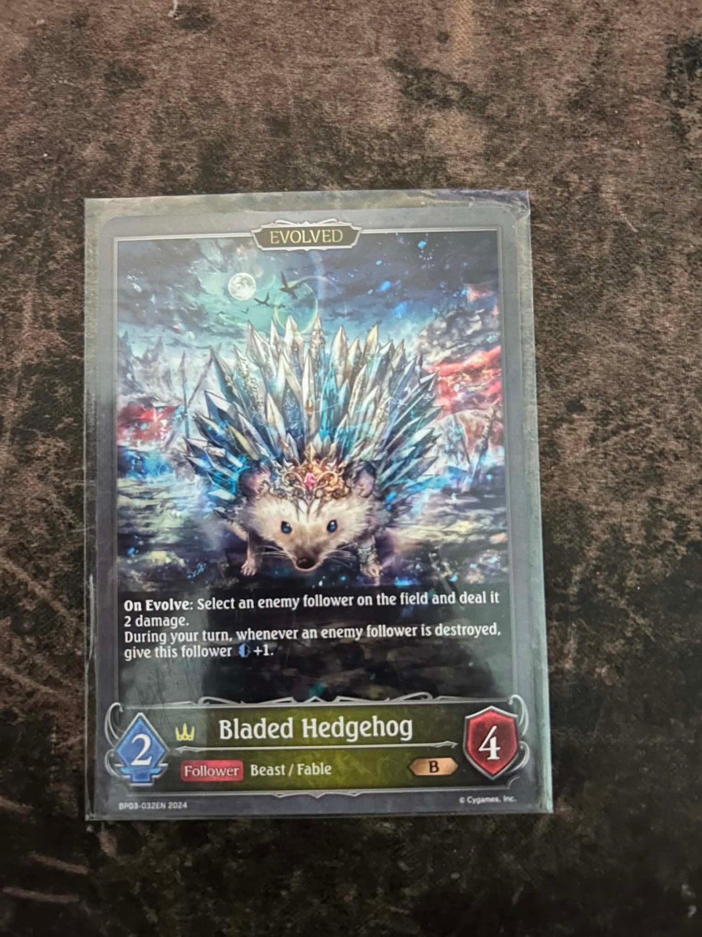 Klingen-Igel (Entwickelt) BP03-032EN BP03: Flamme von Laevateinn Shadowverse: Evolve Near Mint Normal Bronze Englisch Sammelkarte