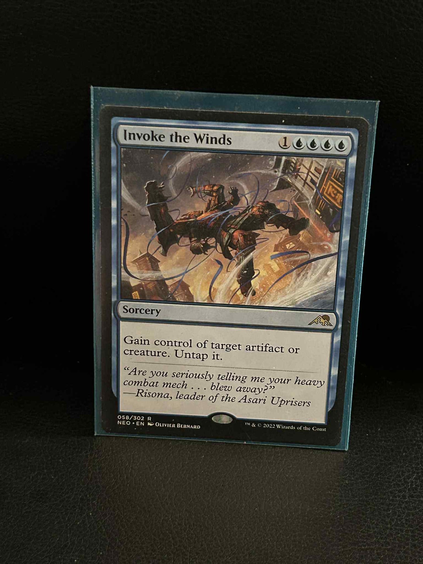 Invoke the Winds Kamigawa: Neon Dynasty Magic: the Gathering Lightly Played, Eng