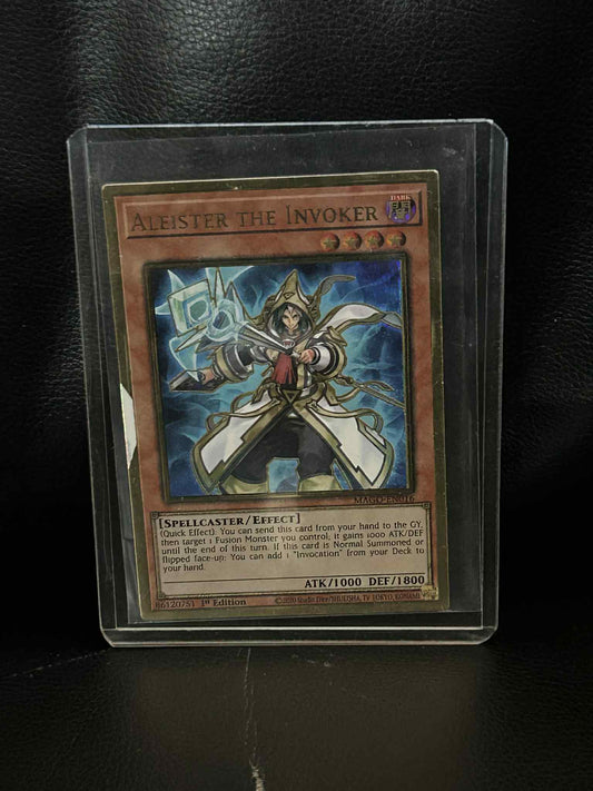 Aleister the Invoker (Alternate Art) - MAGO-EN016 - Premium Gold Rare - 1st Edition  Maximum Gold Yu-Gi-Oh