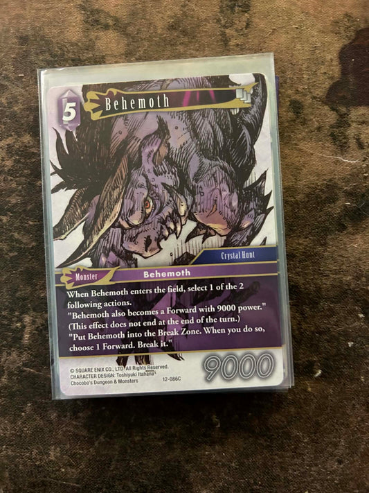 Behemoth 12-086C Opus XII Final Fantasy Moderately Played Normal Common English Sammelkarte