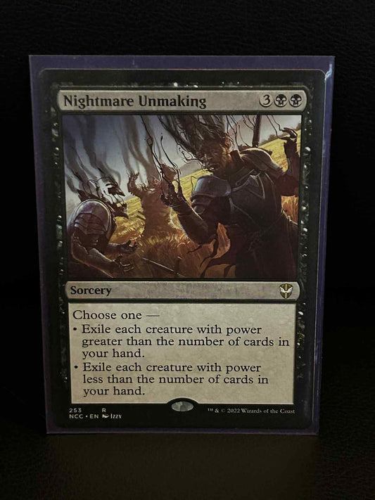 Nightmare Unmaking Commander: Streets of New Capenna Magic: the Gathering Lightl