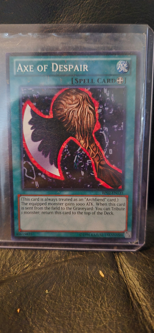 Axe of Despair - BP02-EN131 - Mosaic Rare - 1st Edition  Battle Pack 2: War of the Giants Yu-Gi-Oh