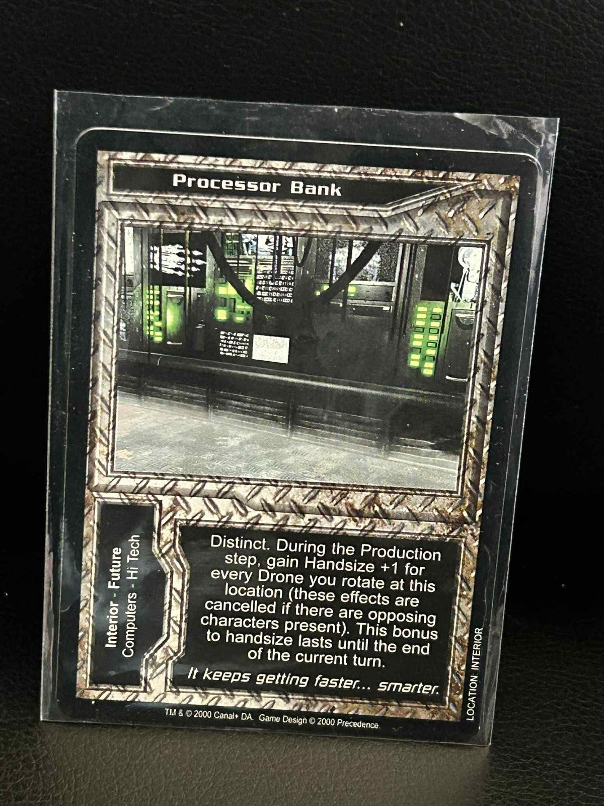 Processor Bank Base Set Terminator Light Play Trading Card