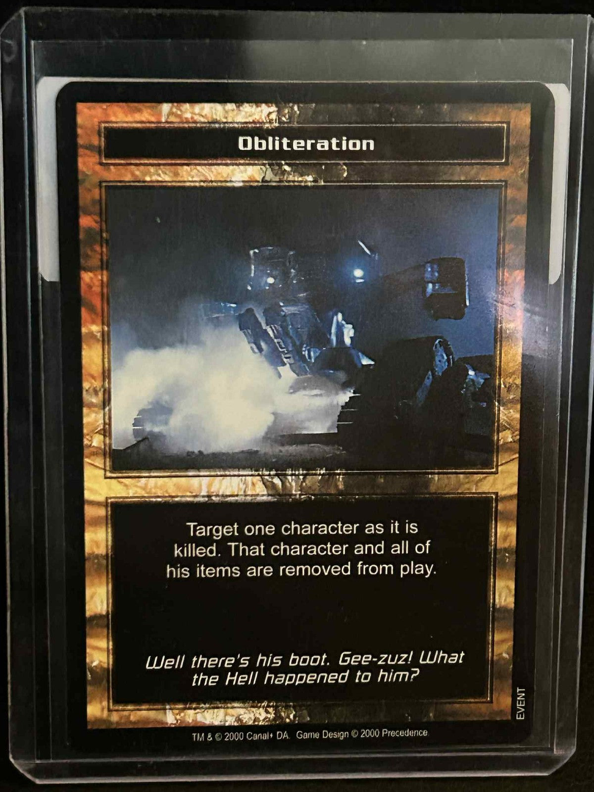 Obliteration Basis Set Terminator Leicht bespielte Sammelkarte
