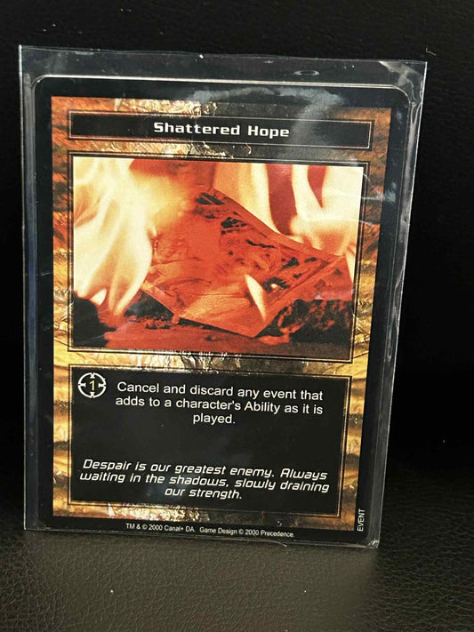 Shattered Hope Basis Set Terminator Leicht bespielte Sammelkarte