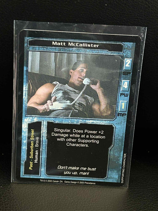 Matt McCallister Base Set Terminator Light Play Sammelkarte